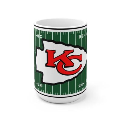 Kansas City Chiefs Football Field NFL Mug