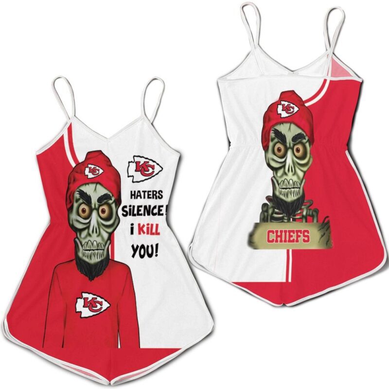 Kansas City Chiefs Haters I Kill You 3D Romper RJ03100