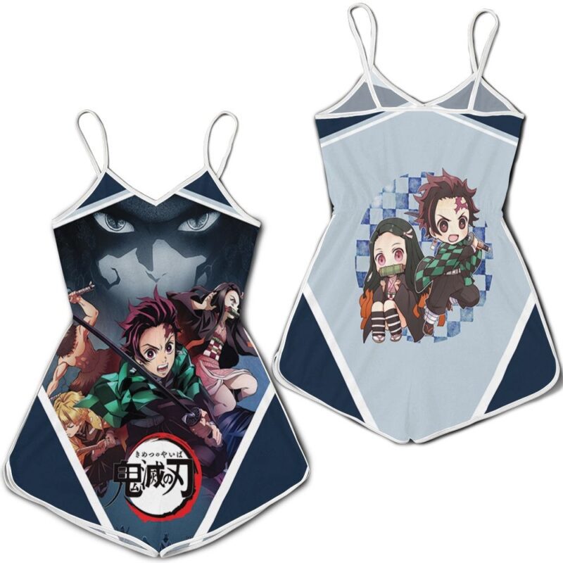 Kimetsu no yaiba Teamup Kanjiro Nezuko Inosuke Romper RJ01982