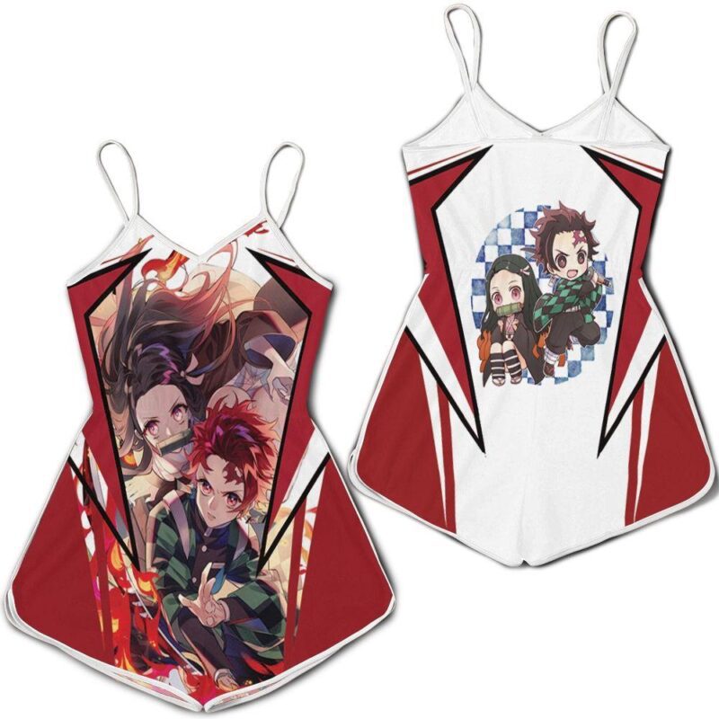 Kimetsu no yaiba kamado brothers tanjiro nezuko Romper RJ01996
