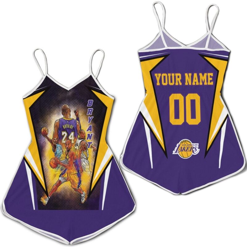Kobe Bryant Los Angeles Lakers Western Conference Personalized Romper RJ02941