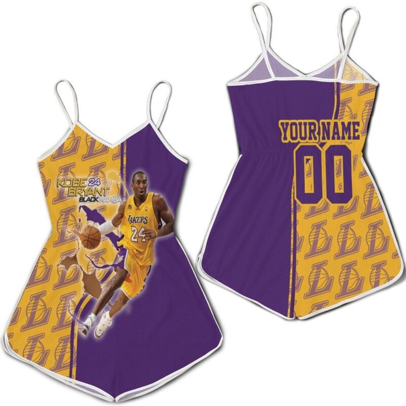 Legend Kobe Bryant 24 Los Angeles Lakers Nba Western Conference Personalized Romper RJ02430