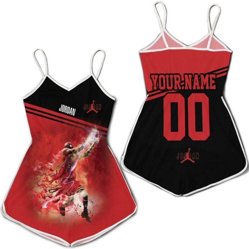 Legend Of Nba Michael Jordan 23 Chicago Bulls Personalized Romper RJ02943
