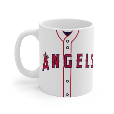 Los Angeles Angels Jersey Mug - Los Angeles Angels Baseball Mug - MLB Mugs