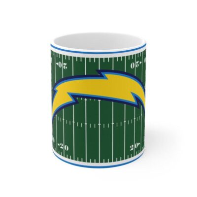 Los Angeles Chargers Football Field NFL Mug 3