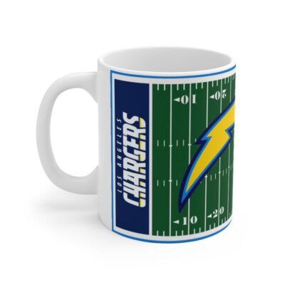 Los Angeles Chargers Football Field NFL Mug 5