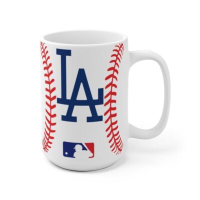 Los Angeles Dodgers Jersey Mug Los Angeles Dodgers Baseball Mug MLB Mugs 4
