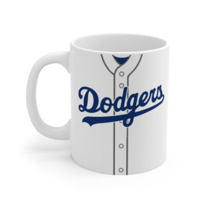 Los Angeles Dodgers Jersey Mug - Los Angeles Dodgers Baseball Mug - MLB Mugs