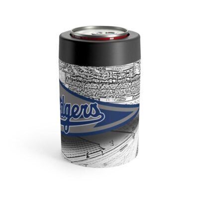 Los Angeles Dodgers MLB Pennant Stainless Steel Can Holder 3