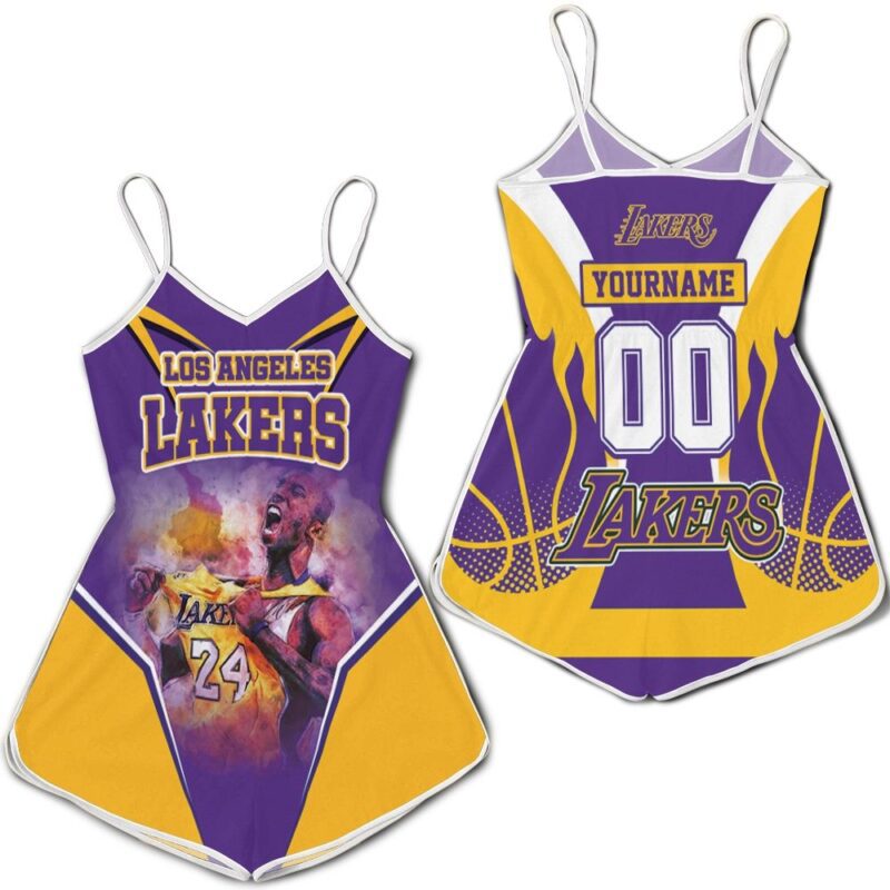 Los Angeles Lakers Legend Kobe Bryant 24 Western Conference Romper RJ02378