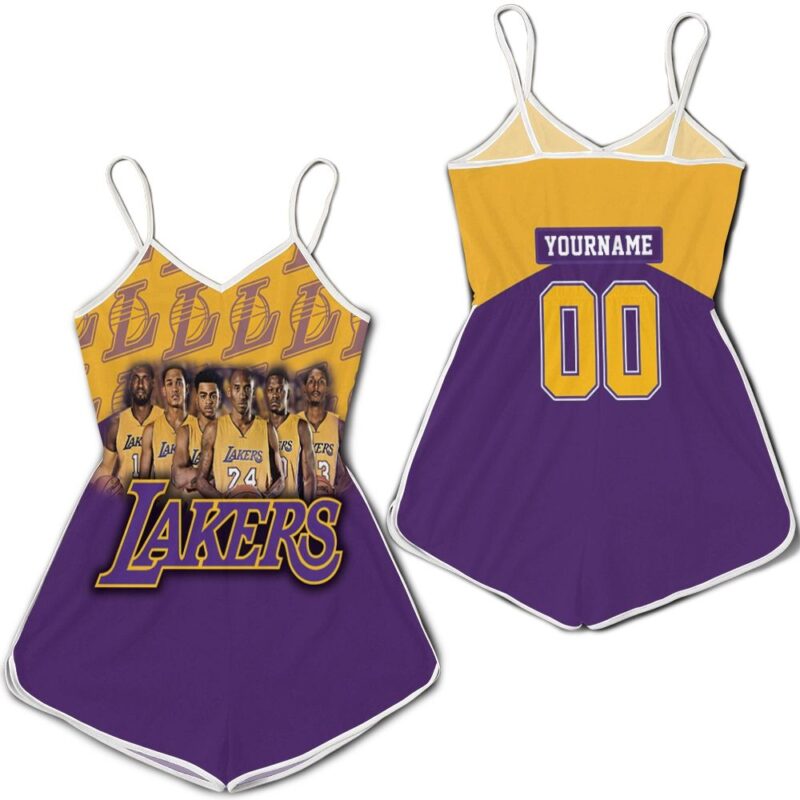 Los Angeles Lakers Nba Western Conference Robot Romper RJ02521