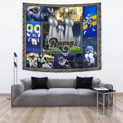 Los Angeles Players Rams Tapestry American Football Car Accessories Custom For Fans 2 Los Angeles Players Rams Tapestry American Football Car Accessories Custom For Fans 2