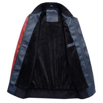 Los Angeles Rams NFL Super Bowl LVI Champions Fanatics Logo Black Gift For Rams Fans Leather Bomber Jacket LBJ0001 4