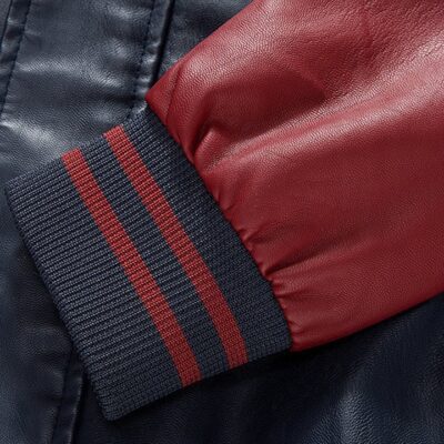 Los Angeles Rams NFL Super Bowl LVI Champions Fanatics Logo Black Gift For Rams Fans Leather Bomber Jacket LBJ0001 6