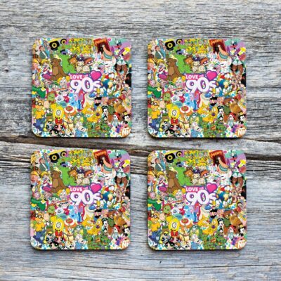 Love The 90's Drinkware Coaster (Set of 4)
