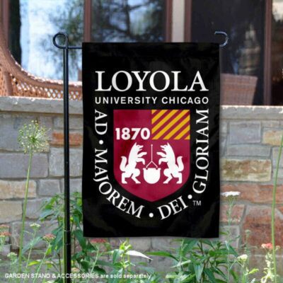Loyola University Chicago Academic Logo Garden Flag GF00672