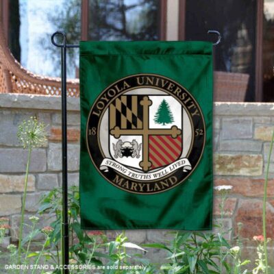 Loyola University Maryland Academic Logo Garden Flag GF01261