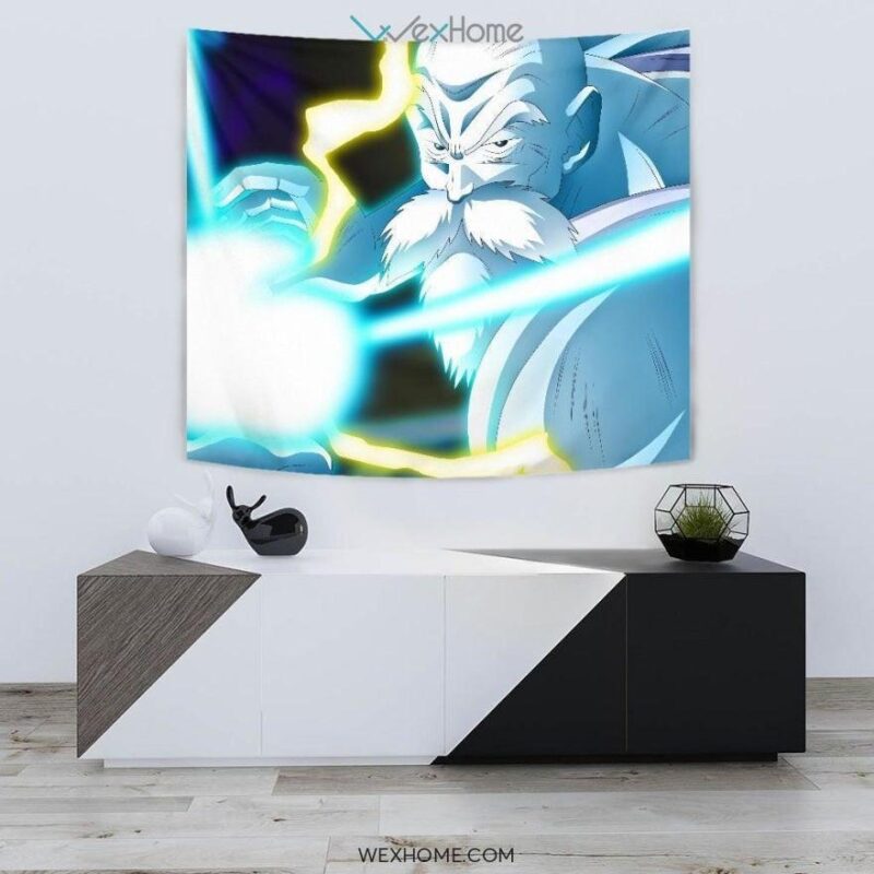 Master Roshi Kame Hame Tapestry For Dragon Ball Fan 1