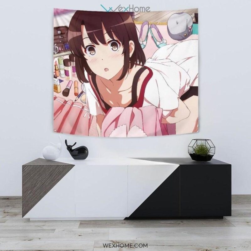 Megumi Kato Tapestry For Saekano Fan Gift Idea 1