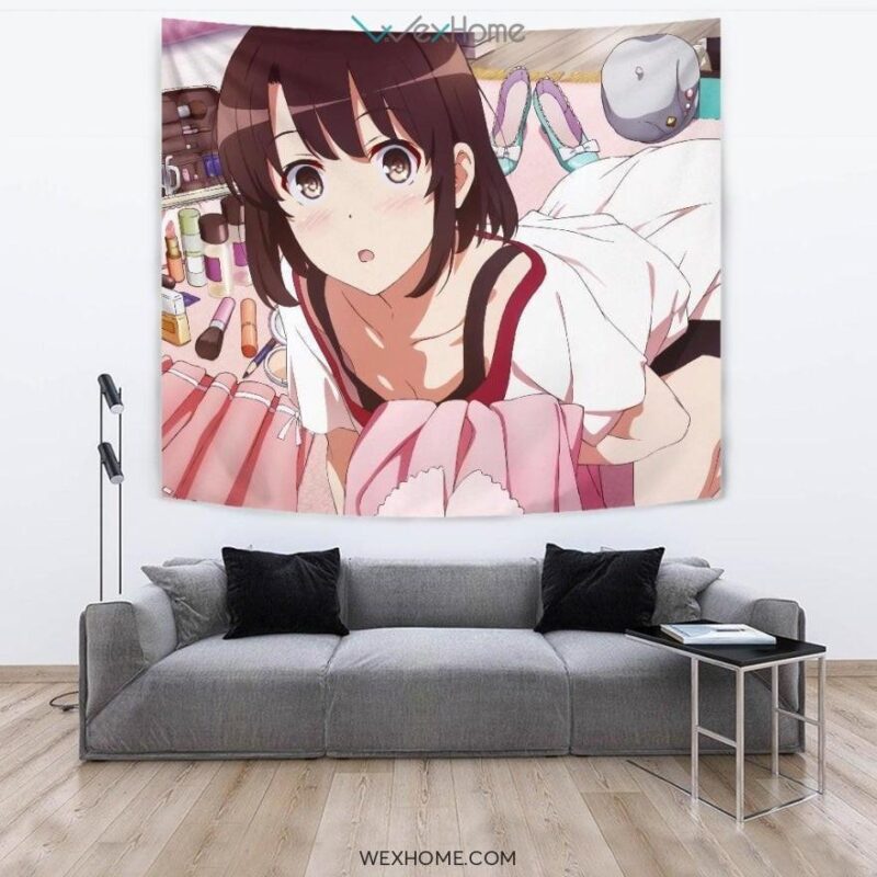Megumi Kato Tapestry For Saekano Fan Gift Idea 3
