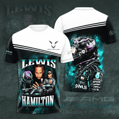 Mercedes-Amg Petronas F1 Lewis Hamilton 3D T-Shirt TS0037