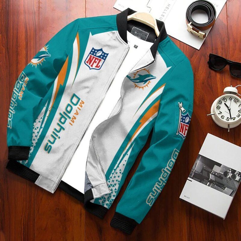 Miami Dolphins Bomber Jacket 189 Sport Hot Trending Hot Choice Design Beautiful BJ02326
