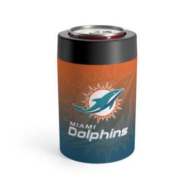 Miami Dolphins NFL Stainless Steel Can Holder 3