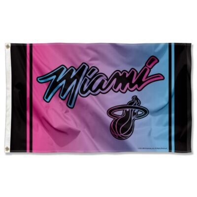 Miami Heat  City Edition Logo 3x5ft Wall Flag Banner Flag Outdoor Flag BF370