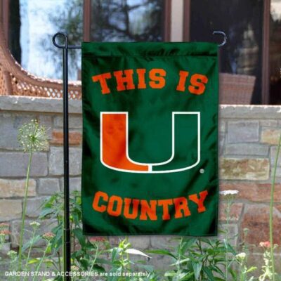 Miami Hurricanes Country Garden Flag GF00506