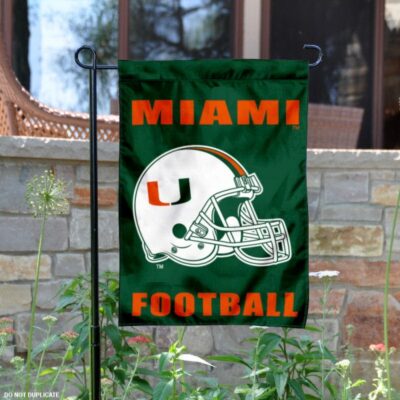 Miami Hurricanes Football Garden Banner GF01826