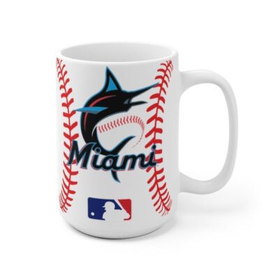 Miami Marlins Jersey Mug Miami Marlins Baseball Mug MLB Mugs 4