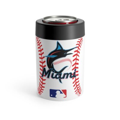 Miami Marlins Jersey Stainless Steel Can Holder 3