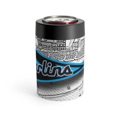 Miami Marlins MLB Pennant Stainless Steel Can Holder 3