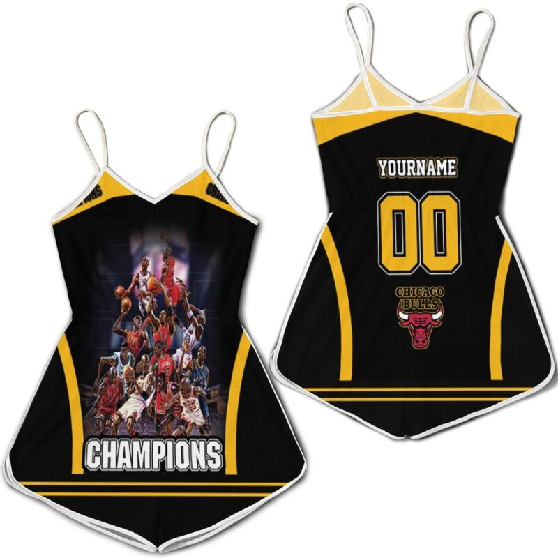 Michael Jordan Kobe Bryant Chicago Bulls La Lakers Legend Highlights 3d Printed Personalized Romper RJ02345