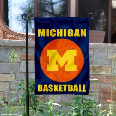 Michigan Wolverines Basketball Garden Banner GF00547