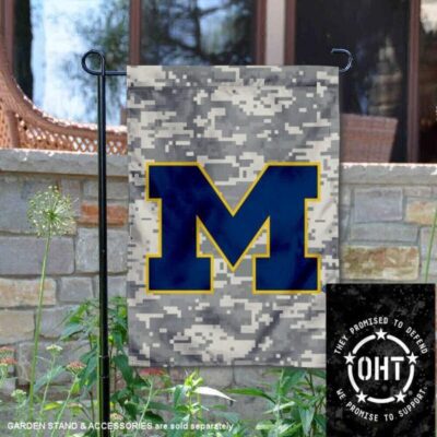 Michigan Wolverines Operation Hat Trick Garden Flag GF00706