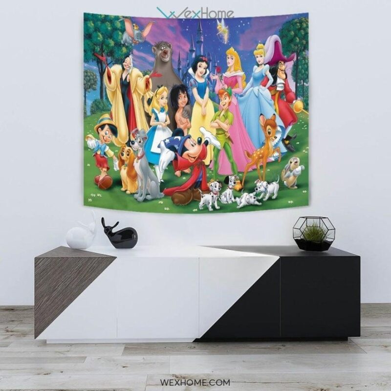 Mickey n Friends Tapestry 1 1