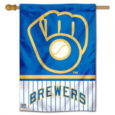 Milwaukee Brewers Double Sided House Flag H0583