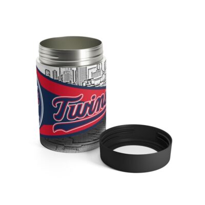 Minnesota Twins MLB Pennant Stainless Steel Can Holder 4