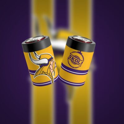 Minnesota Vikings NFL Stainless Steel Can Holder