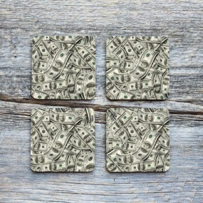 Money Drinkware Coaster (Set of 4)