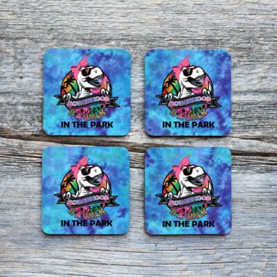 Motherhood Is A Walk In The Park Drinkware Coaster (Set of 4)