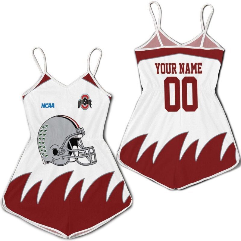 NCAA Ohio State Buckeyes For Fans 3D Personalized Romper RJ02840
