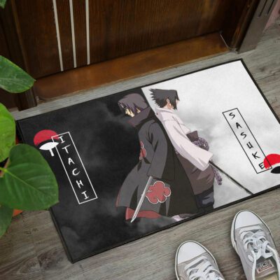 Naruto Anime Door Mat - Itachi And Susuke Uchiha Clan Back To Back Door Mat Welcome Mat 3 Naruto Anime Door Mat Itachi And Susuke Uchiha Clan Back To Back Door Mat Welcome Mat 3
