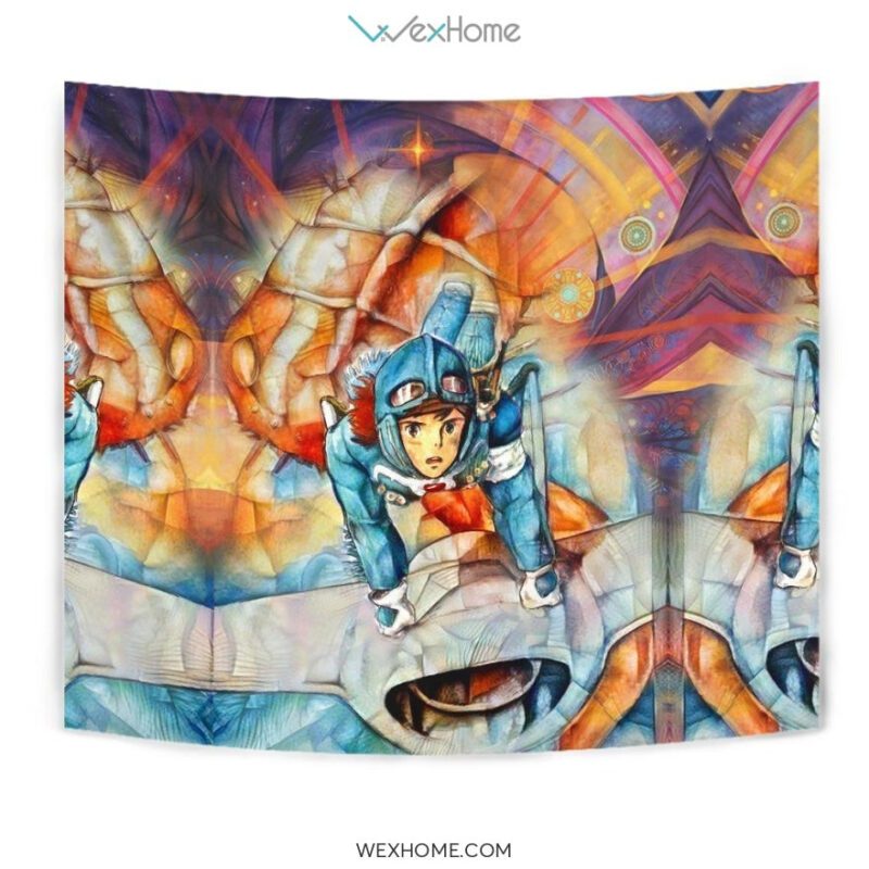 Nausicaa of the Valley of the Wind Wall Anime Tapestry 1