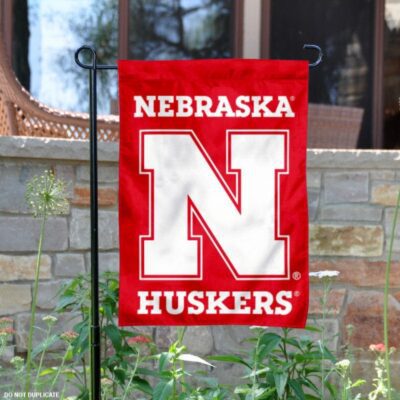 Nebraska Huskers Red N Logo Garden Flag GF01506