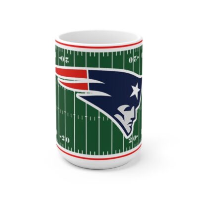 New England Patriots Football Field NFL Mug