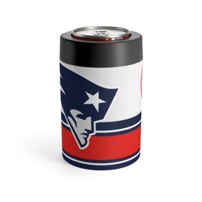 New England Patriots NFL Stainless Steel Can Holder 2 1