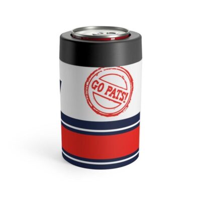 New England Patriots NFL Stainless Steel Can Holder 4 1