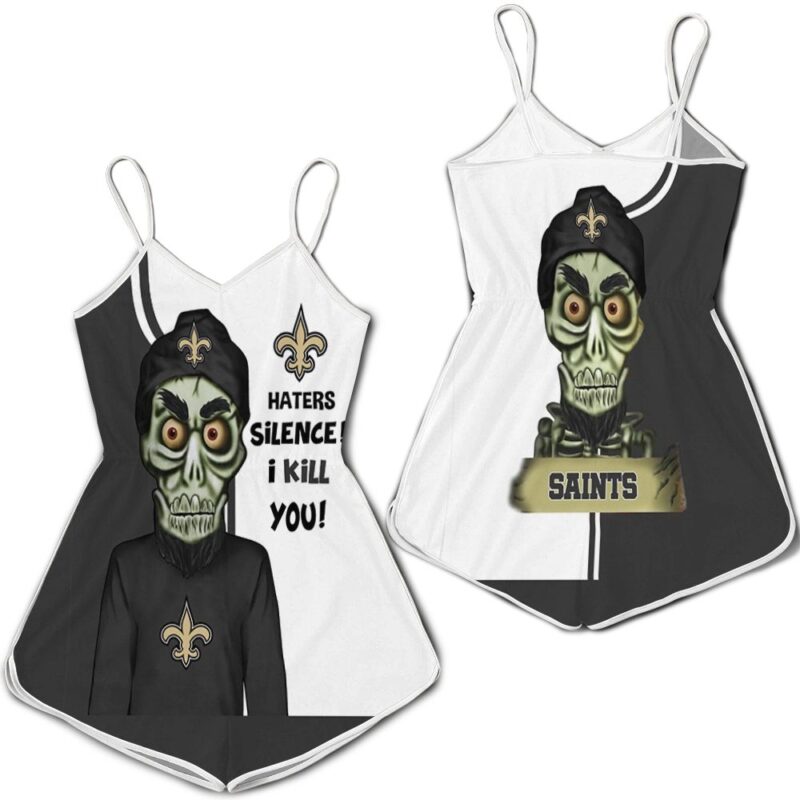New Orleans Saints Haters I Kill You 3D Romper RJ02975